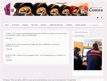 Tablet Screenshot of cuenca112.com